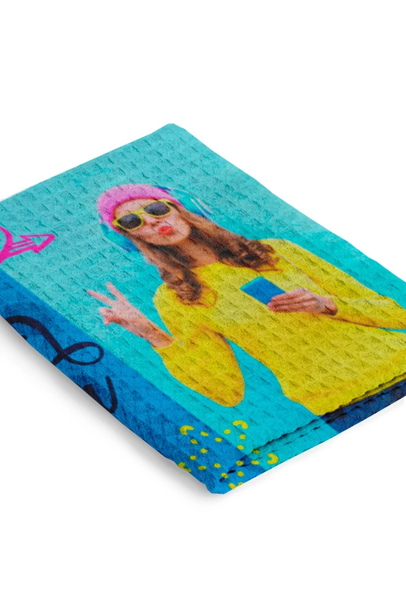 Купить полотенце вафельное 40х70 cм с печатью "Верь в чудеса" Купить полотенце вафельное 40х70 cм с печатью "Верь в чудеса"