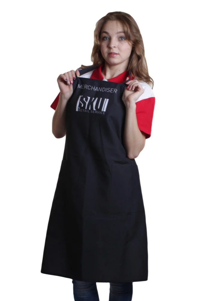 Фартук Латте с полной запечаткой из габардина "SKU"#1 Фартук Латте с полной запечаткой из габардина "SKU"#1