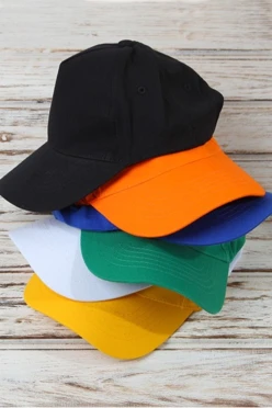 Бейсболка Полувелюр пятиклинка взрослая, однотонная (хлопок)#1