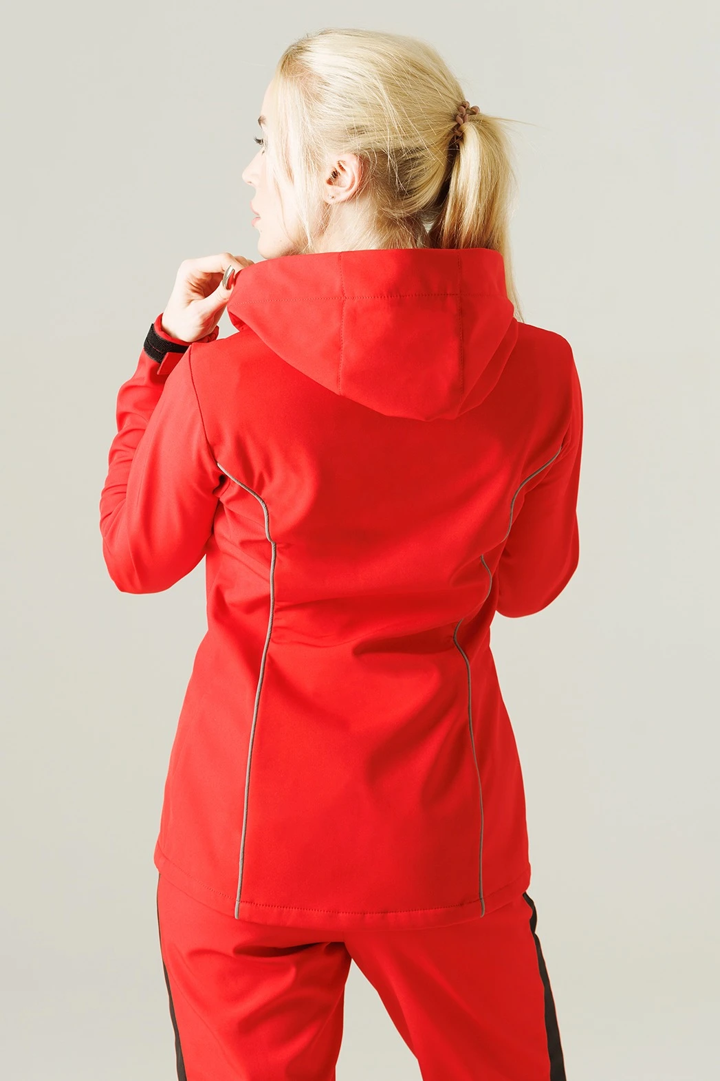 Спортивный костюм Крид из софтшелла женский, однотонный#3